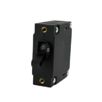 EGIS A Series Black Toggle Panel Mount Circuit Breaker Single Pole AC/DC 8 Amp Retail Pack