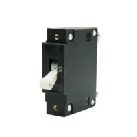 EGIS C Series White Toggle Panel Mount Circuit Breaker Single Pole AC/DC 50 Amp Retail Pack