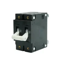 EGIS C Series White Toggle Panel Mount Circuit Breaker Double Pole AC 50 Amp Retail Pack