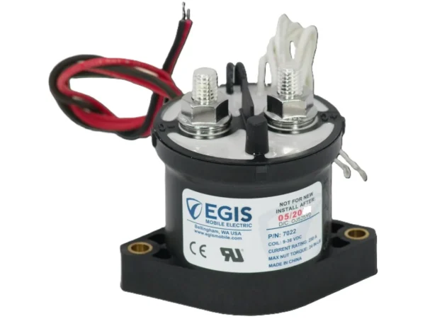 EGIS 250A 12/24v Contactor with Auxiliary Contacts
