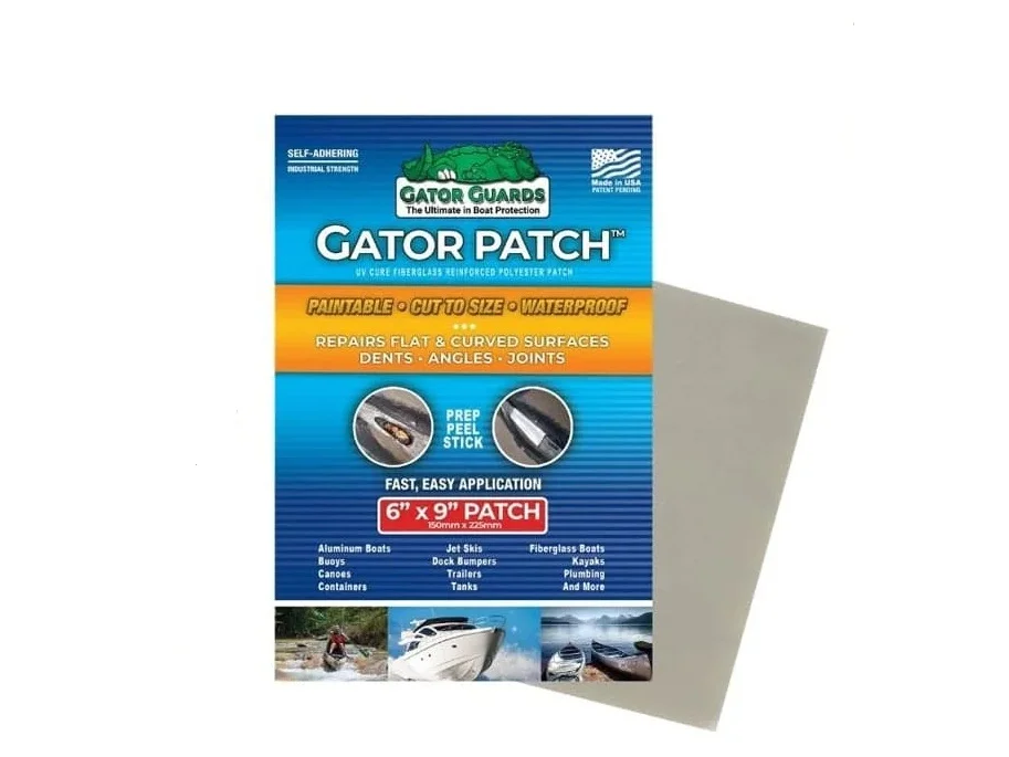 Gator Guard Gator Patch 6in x 9in UV Cured Fiberglass Reinforced Repair Patch