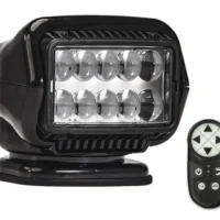 Golight Stryker LED Black Wireless Handheld Remote Permanent Mount