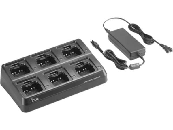 Icom 6-Gang Charger with USA AC Adapter