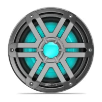 JL Audio M200 10in Marine Subwoofer with LED and Gray Sport Grille