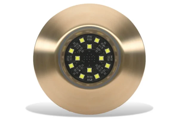 Lumishore ORA TIX404 Thru-Hull Mount Underwater White LED Bronze Housing 12/24vDC