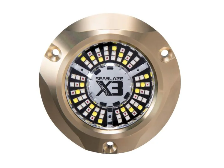 Lumitec Seablaze X3 Spectrum LED Surface Mount Bronze Housing 12/24v