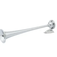 Marinco 10105 12V Single Trumpet Air Horn, Chrome