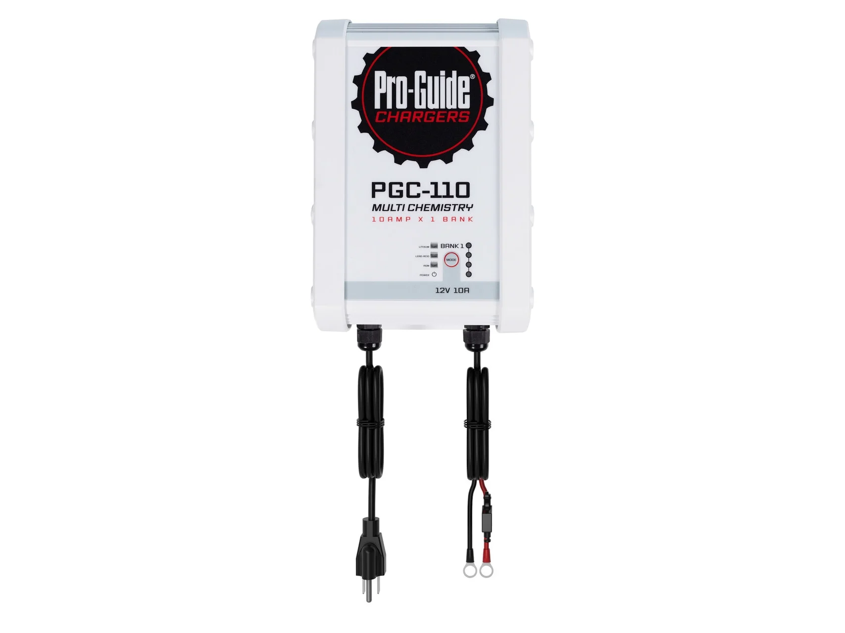 Pro-Guide PGC-110 1-Bank 12V 10A Lead acid/LiFePO4 On Board Charger, IP68