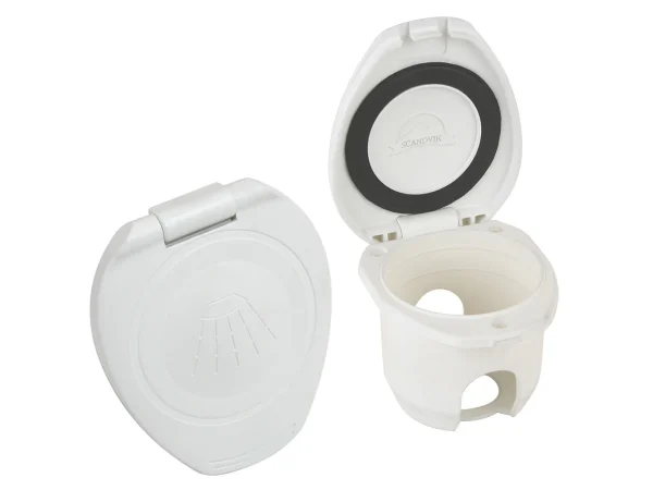 Scandvik Replacement White Cup & Cap f/Recessed Shower