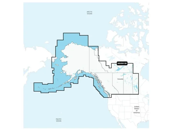 Garmin Navionics+™ NSUS013R Canada, West & Alaska