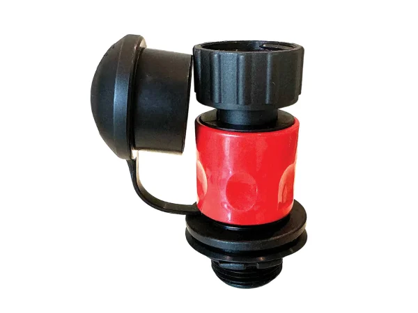 Flush-M Mercury Motors Flush Quick Release Port w/90° Elbow - Black