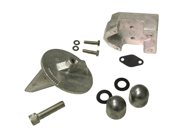 Performance Metals Mercruiser Alpha 1 Gen 1 Complete Anode Kit (No Power Steering) - Aluminum