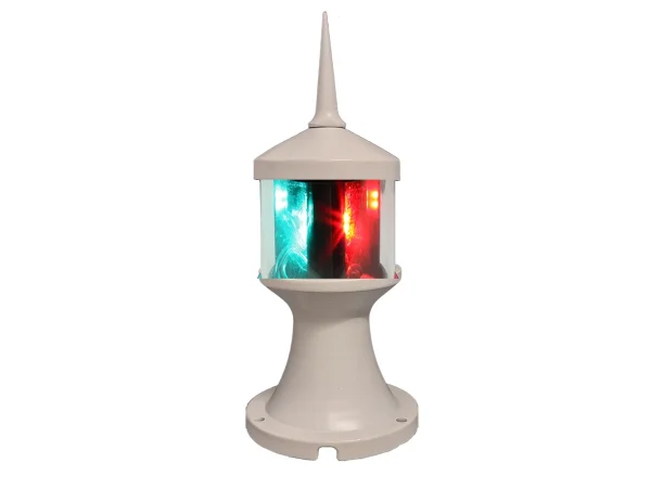 Lunasea Tri-Color/Anchor Zero Emission Light Fixture - 12V - White