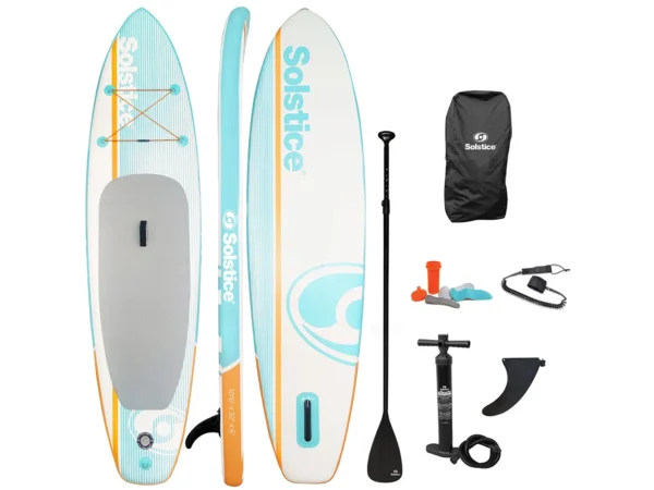 Solstice Watersports 10'6" Cruiser Inflatable Stand-Up Paddleboard Kit - Orange