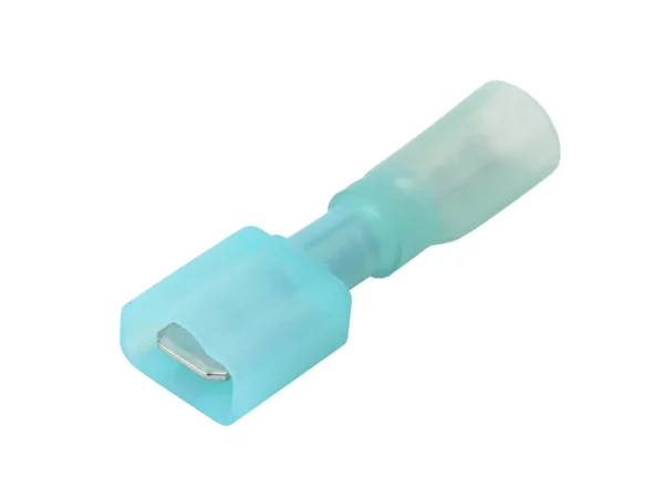 Pacer 16-14 AWG Fully-Insulated Male Disconnect Terminal - Blue - 100 Pack