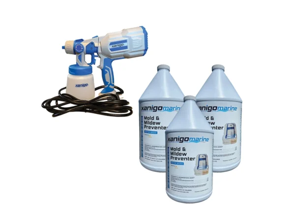 Xanigo Marine Mold & Mildew Preventer - (3) 1-Gallon w/FREE Defender Atomizer - Corded