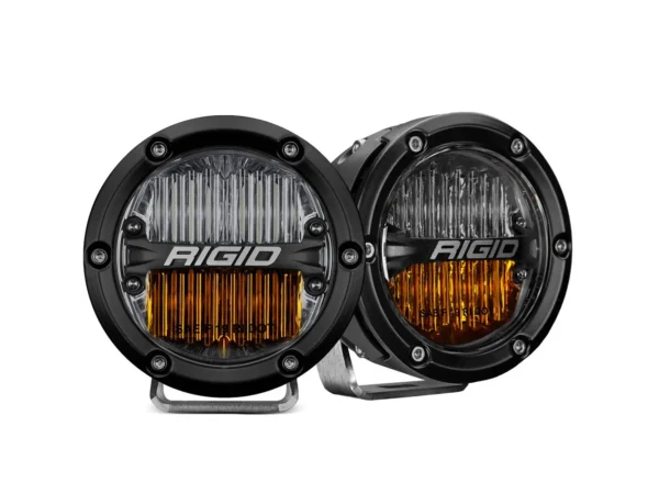 RIGID Industries 360-Series 4" LED SAE Fog Beam - Yellow/White - Set of 2