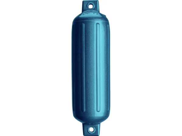 Polyform G-4 Twin Eye Fender 6.5" x 22" - Metallic Blue