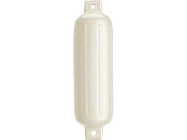 Polyform G-4 Twin Eye Fender 6.5" x 22" - Metallic White