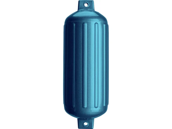 Polyform G-6 Twin Eye Fender 11" x 30" - Metallic Blue