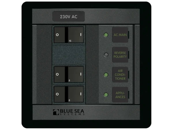 Blue Sea 230 Volt AC Main + 2 Positions