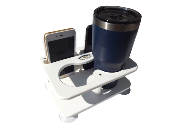 Deep Blue Marine Double Drink/Binocular/2 Cell Phones w/Suction Cups