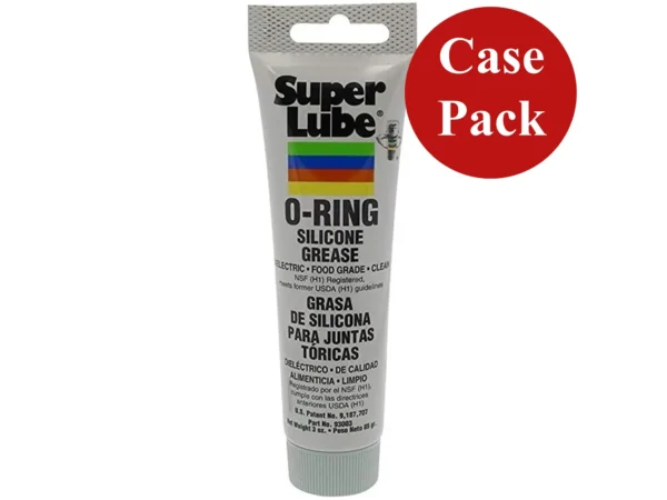 Super Lube O-Ring Silicone Grease - 3oz Tube *Case of 12