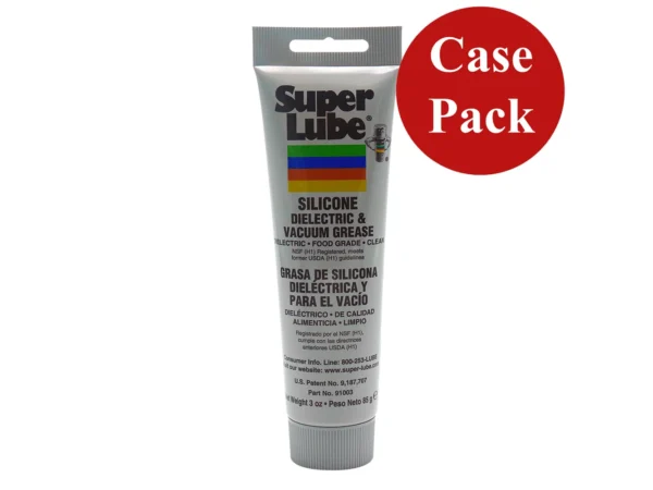 Super Lube Silicone Dielectric & Vacuum Grease - 3oz Tube *Case of 12