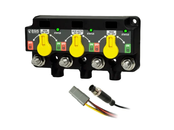 Egis Triple XD - NMEA 2000 - Relay/ACR/Relay w/Knobs - 12 Position DT