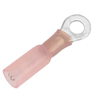 Pacer 22-18 AWG Heat Shrink Ring Terminal - #10 Stud Size - 500 Pack