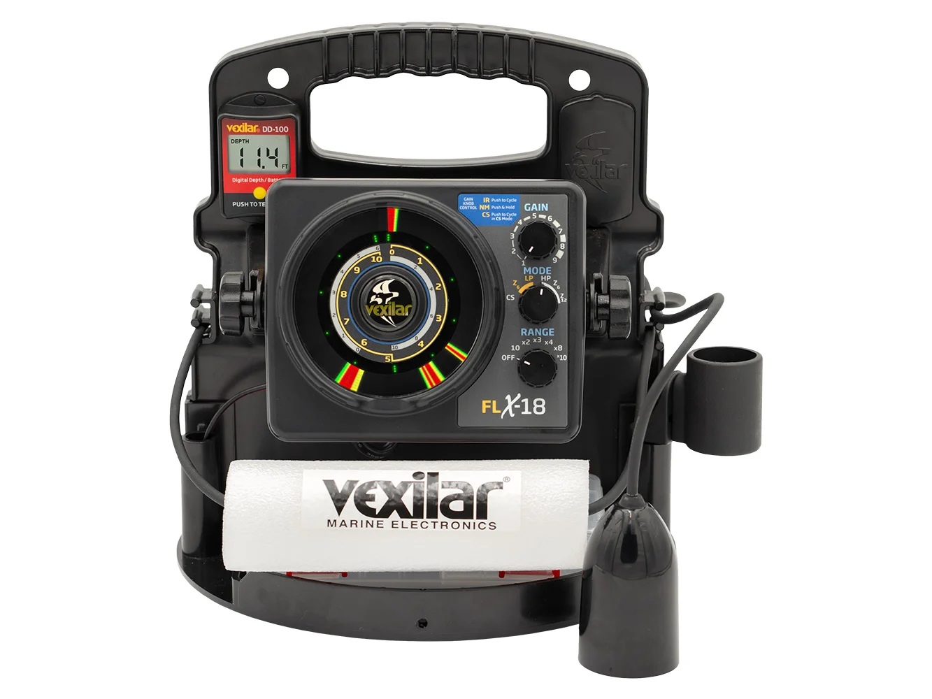 Vexilar FLX-18 Pro Pack II Fishing System w/12 Degree Ice-Ducer & DD-100