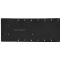 Sea Brackets 20" Straight Trolling Motor Plate - Black