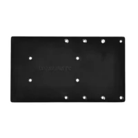Sea Brackets 14" Straight Trolling Motor Plate for Garmin Kraken - Black