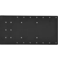 Sea Brackets 20" Straight Trolling Motor Plate f/Minn Kota Quest - Black