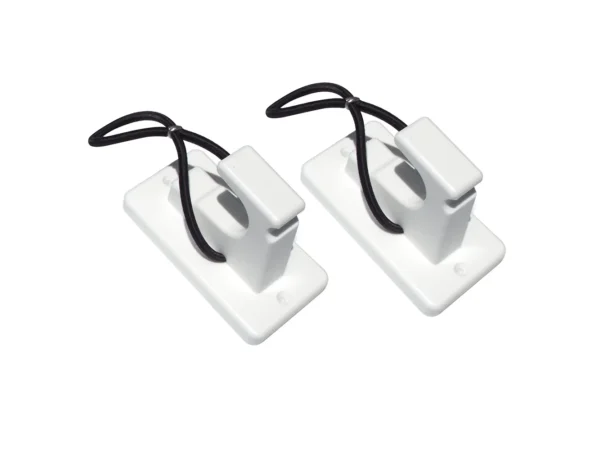 Deep Blue Marine Rod, Gaff, Brush & Dock Line Holder - Pair