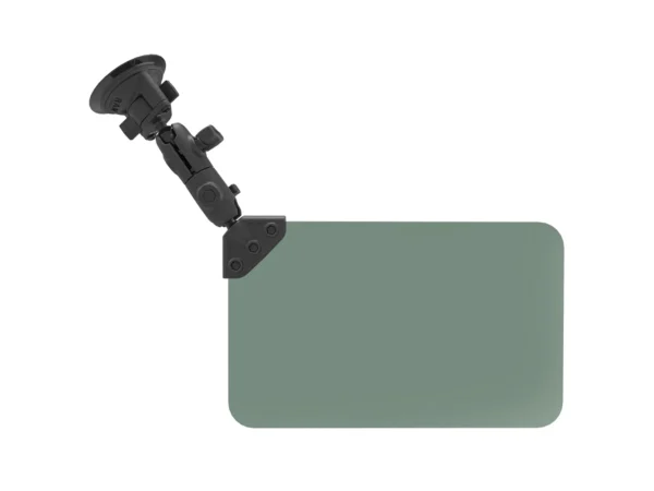 RAM Mount Suction Cup Mount w/Dark Green Sun Visor - 50% Tint