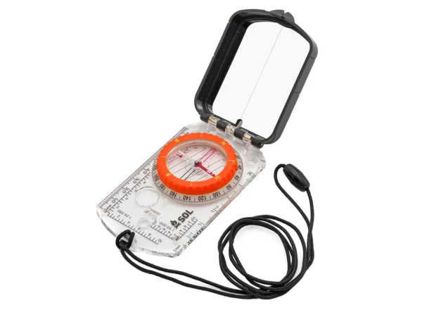 S.O.L. Survive Outdoors Longer Sighting Compass w/Mirror