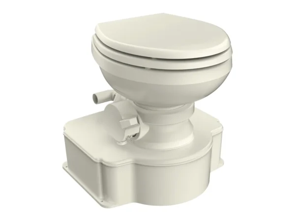 Dometic Bone M65 Marine Gravity Toilet - Elongated Seat Size w/Foot Pedal