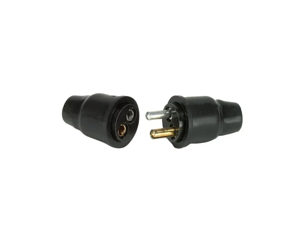 Cole Hersee 2 Pole Plug & Socket Connector w/Rubber Cap