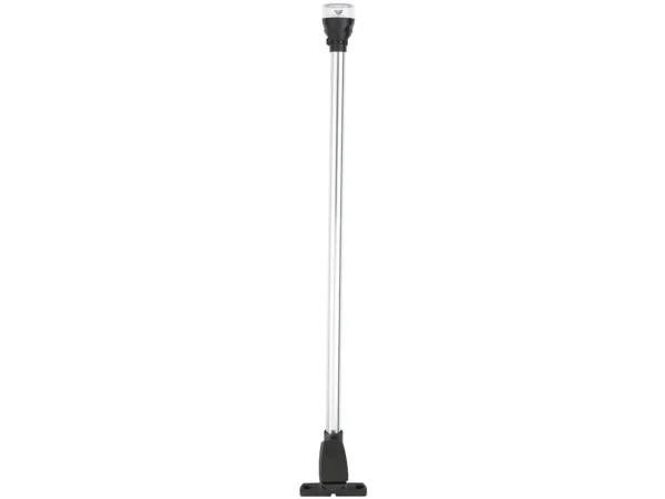 Attwood LightArmor All-Round 12in Aluminum Pole Black Composite Base