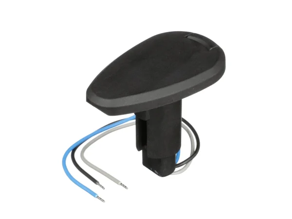 Attwood 910T Series Teardrop Base 3-Pin Black Composite Cover