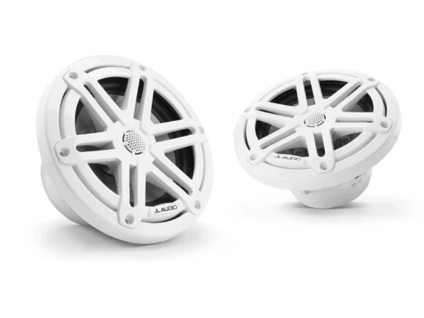 JL Audio M3 6.5in Coaxial Speakers White Sport Grille