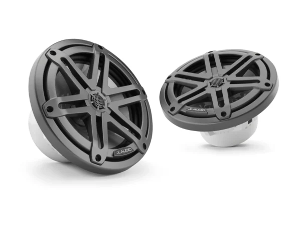 JL Audio M3 7.7in Coaxial Speakers Gray Sport Grille