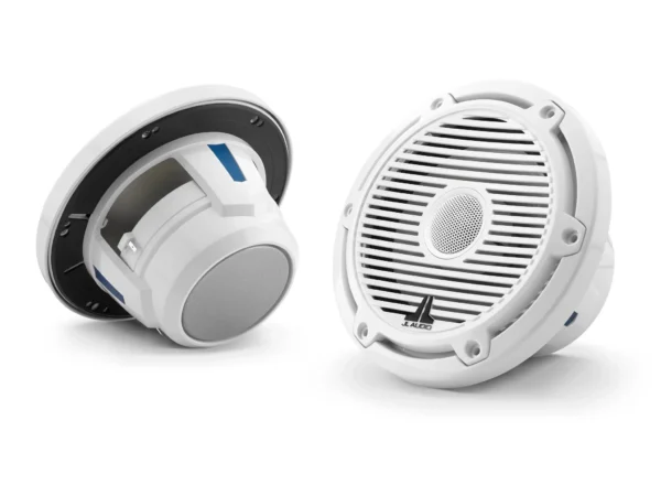 JL Audio M6 6.5in Coaxial Speakers White Classic Grille