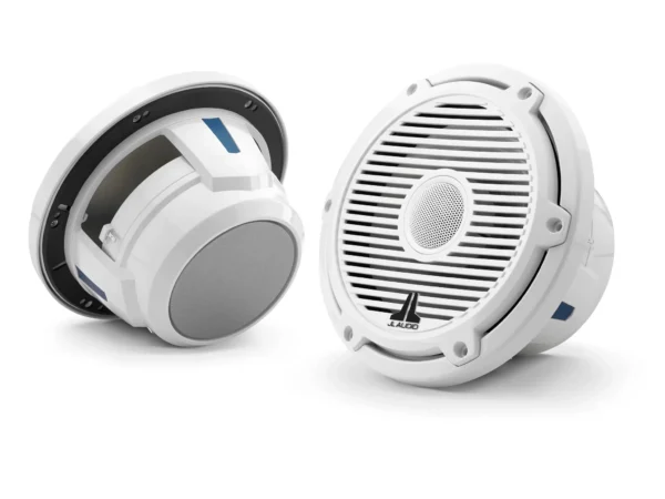 JL Audio M6 7.7in Coaxial Speakers White Classic Grille