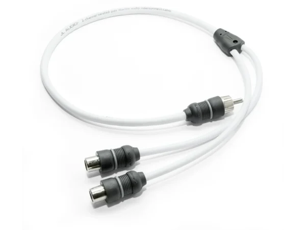 JL Audio Marine Y-Adapter 1 Male Plug, 2 FeMale Jacks