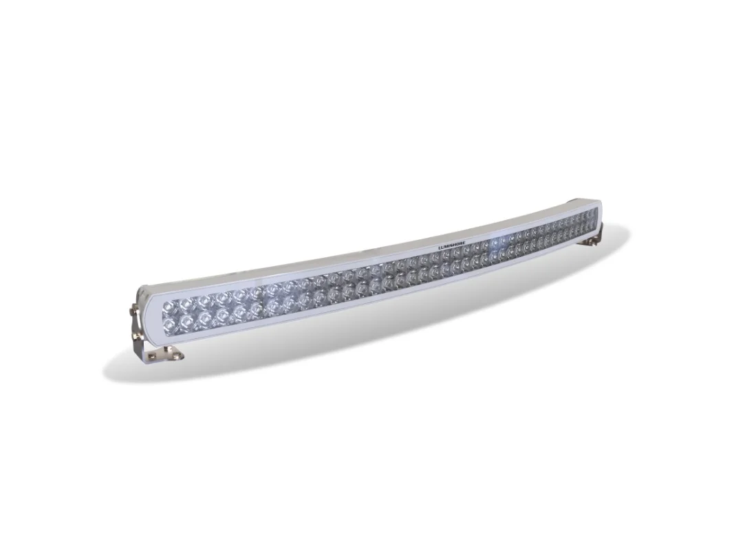 Lumishore 40in Curved Lightbar White LED, White Housing 12/24vDC