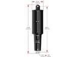 LENCO MARINE 2 1/4" STROKE XD ACTUATOR - 12 VOLT - 5/16" | 15055-001