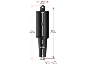 LENCO MARINE 2 1/4" STROKE XD ACTUATOR - 12 VOLT - 5/16" | 15055-001