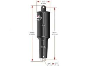 LENCO MARINE 2 1/4" STROKE XDS ACTUATOR - 12 VOLT - 5/16"  | 15057-001